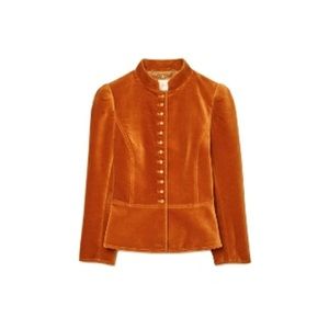 Tory Burch velvet jacket - Dark Amber NWT